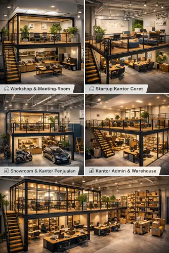 Mezzanine Ruang Kantor di Rajeg